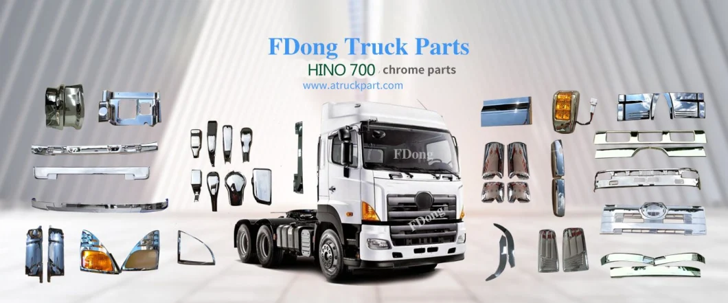 Japanese Truck Body Chrome Painting Parts for Hino 700/500/Dutro 300 Isuzu Npr/Nqr/Forward/Giga Fuso Supergreat/Canter/Fighter Ud Quon/Cwa451/Pkb/Cwm454/Quester